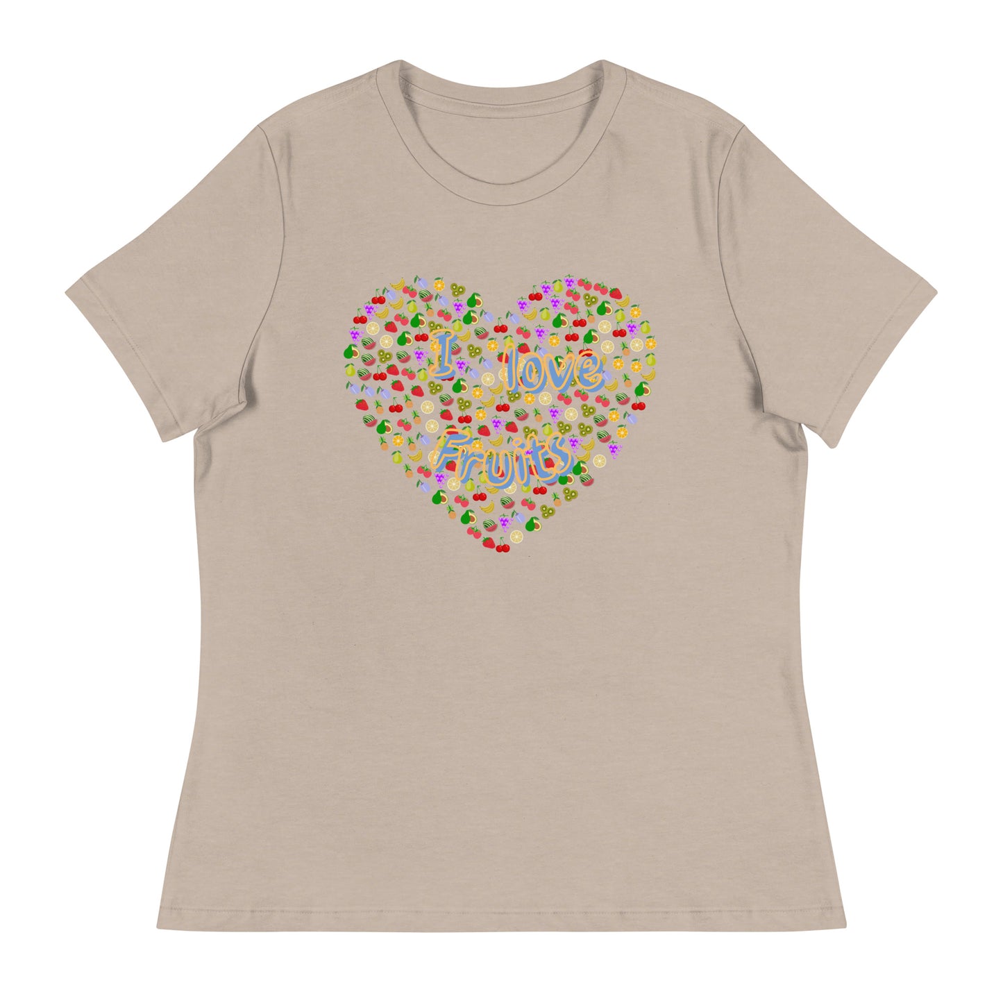 Lockeres Damen-T-Shirt:I loveFruits