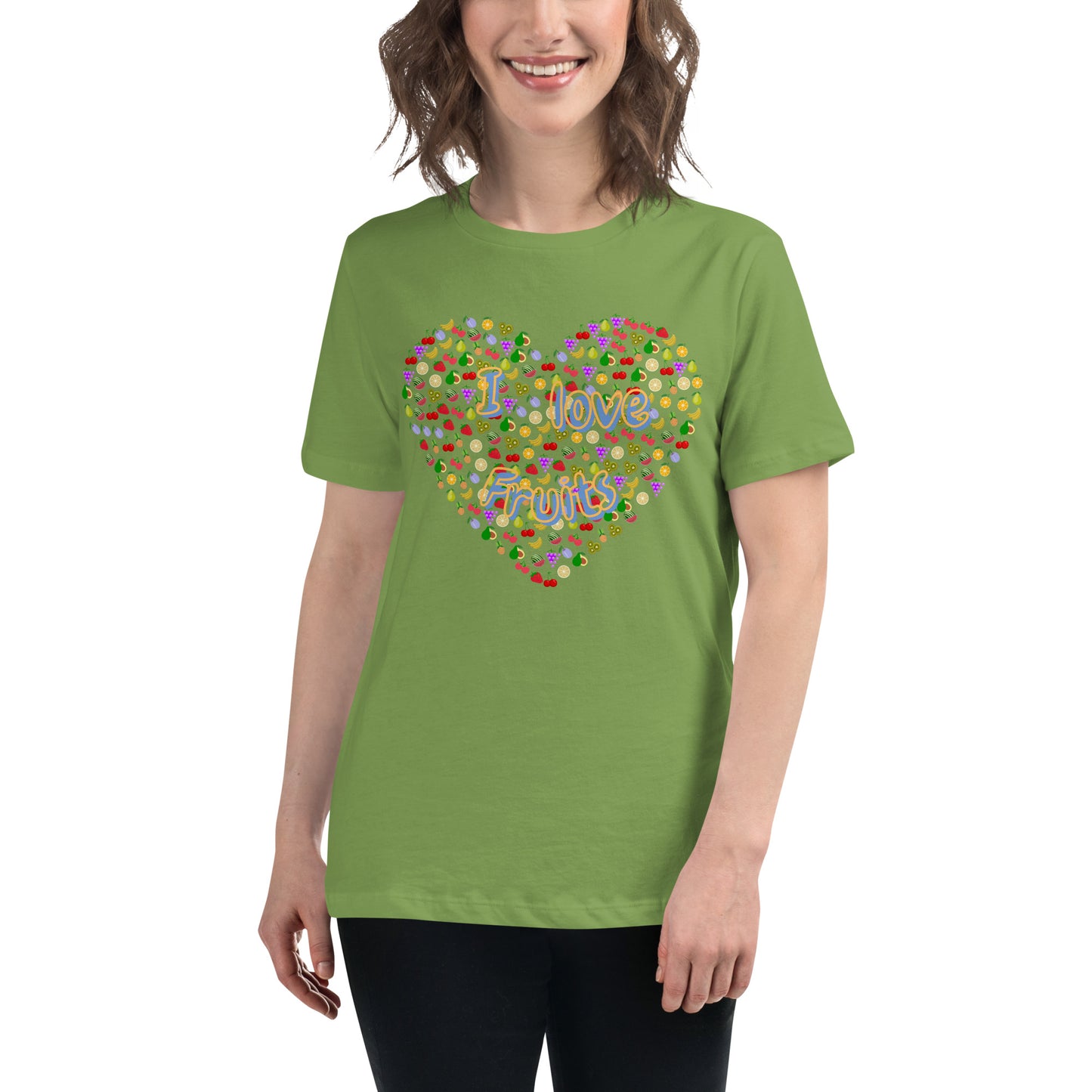 Lockeres Damen-T-Shirt:I loveFruits