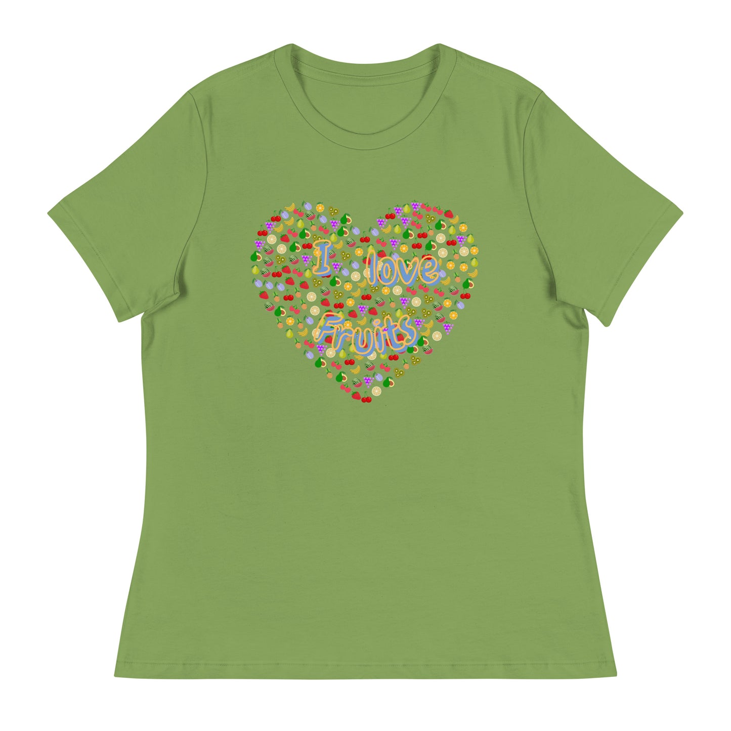 Lockeres Damen-T-Shirt:I loveFruits