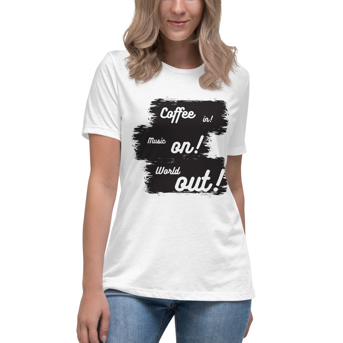 Lockeres Damen-T-Shirt: Coffee